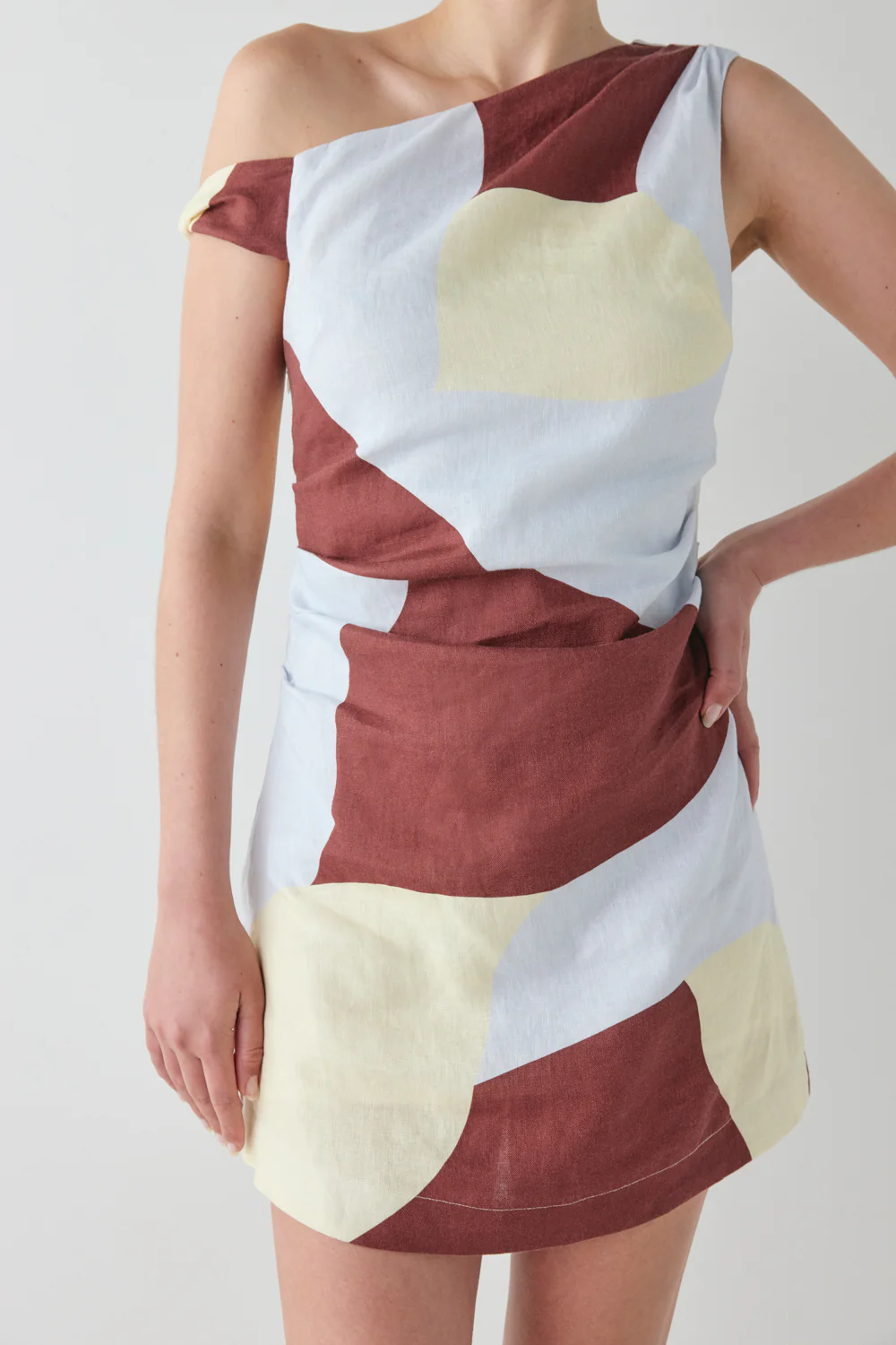 Milly Linen Mini Dress Muna - Image 2