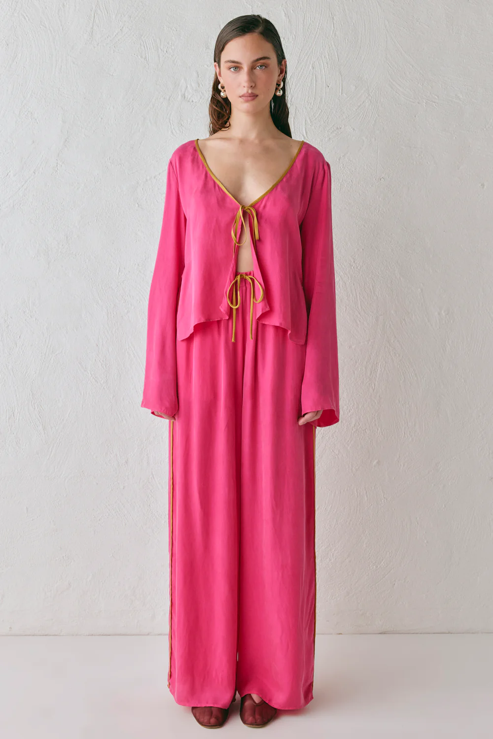 Moonscapes Pants Fuchsia