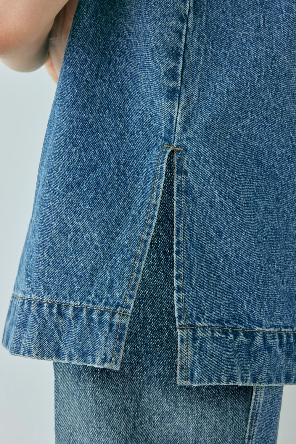 Muni Denim Tunic Top Blue - Image 6