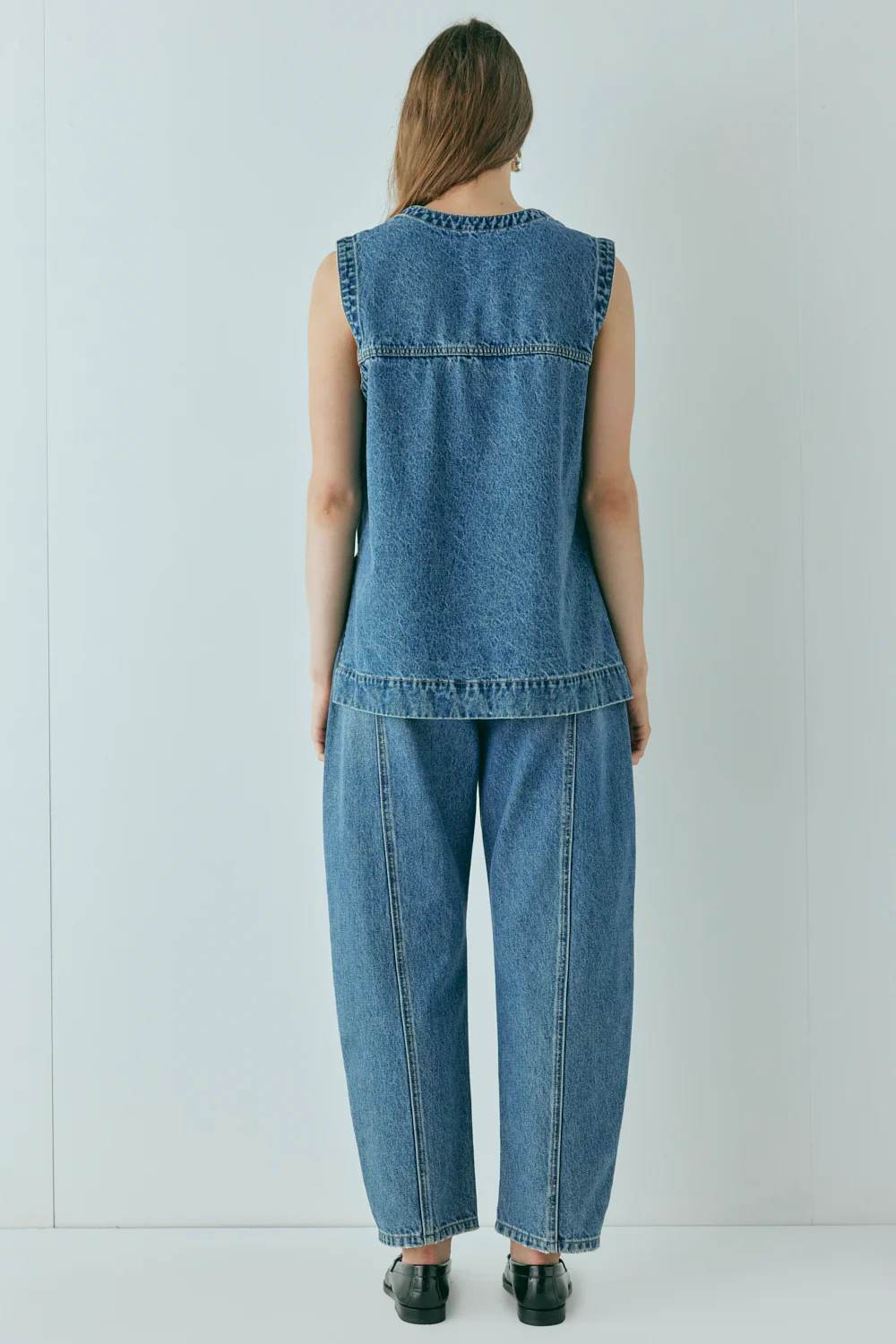 Muni Denim Tunic Top Blue - Image 8