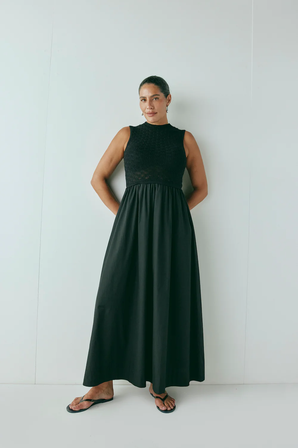 Nadia Maxi Dress Black - Image 2