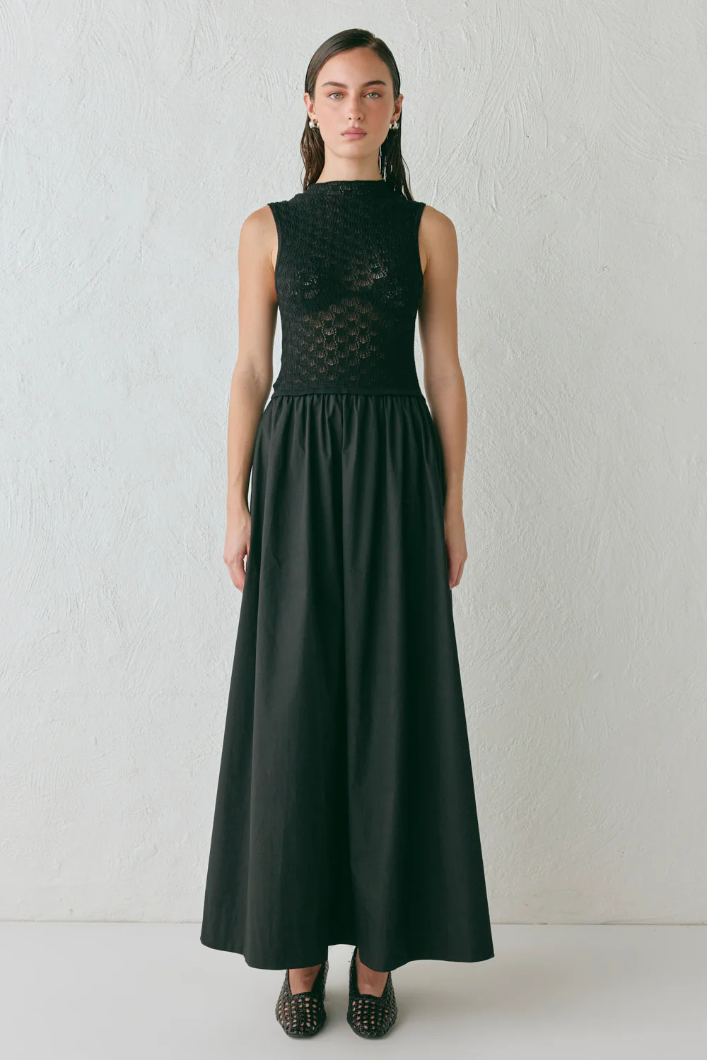 Nadia Maxi Dress Black - Image 3