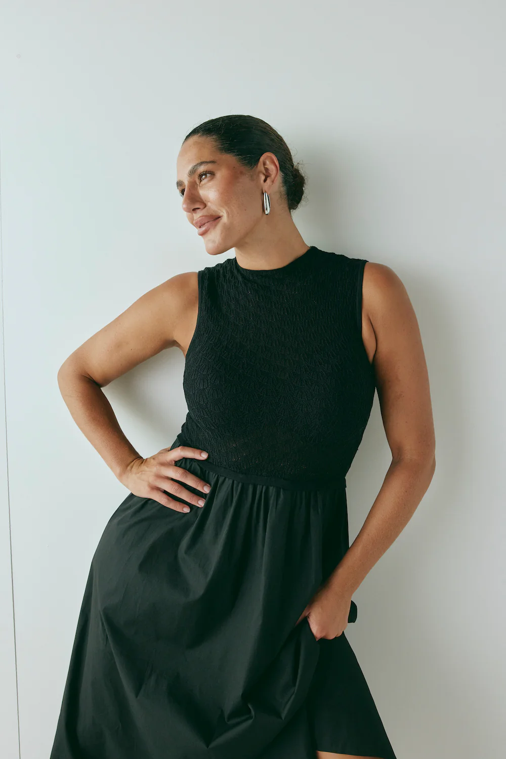 Nadia Maxi Dress Black - Image 4