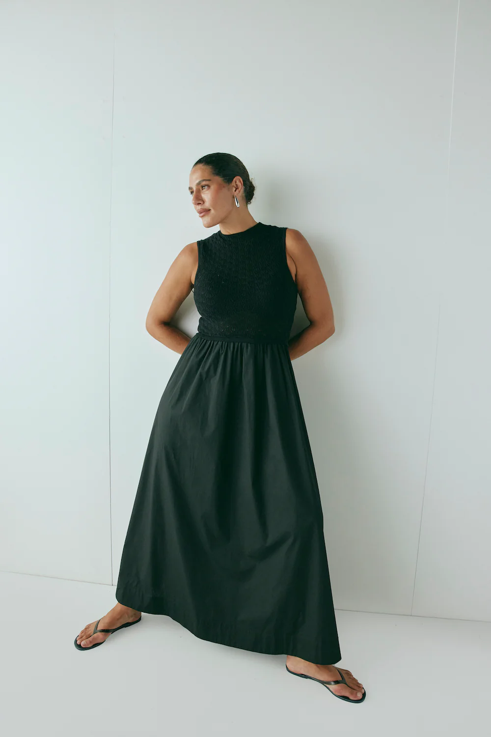 Nadia Maxi Dress Black - Image 7