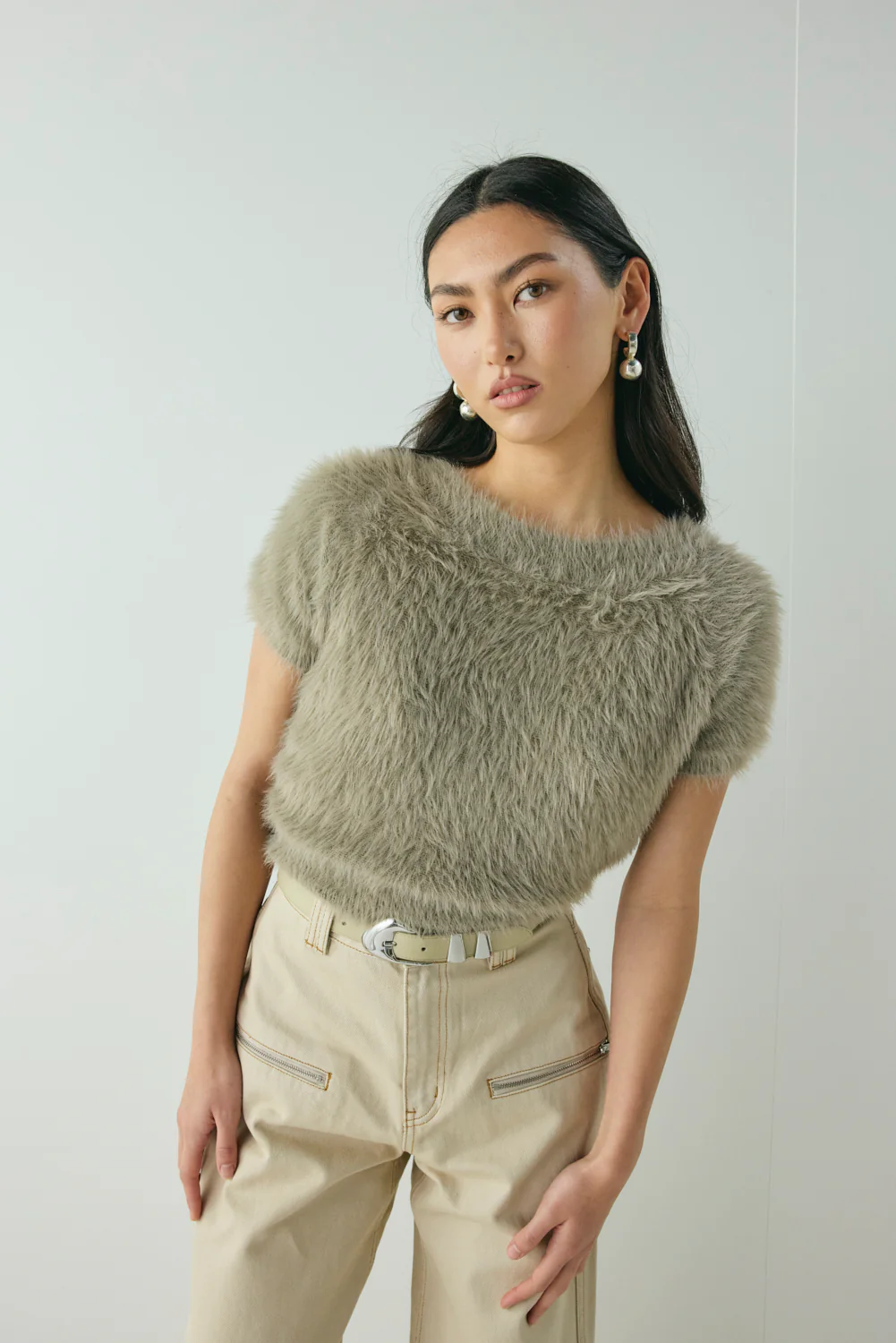 Nadine Knit Top Smoke - Image 4
