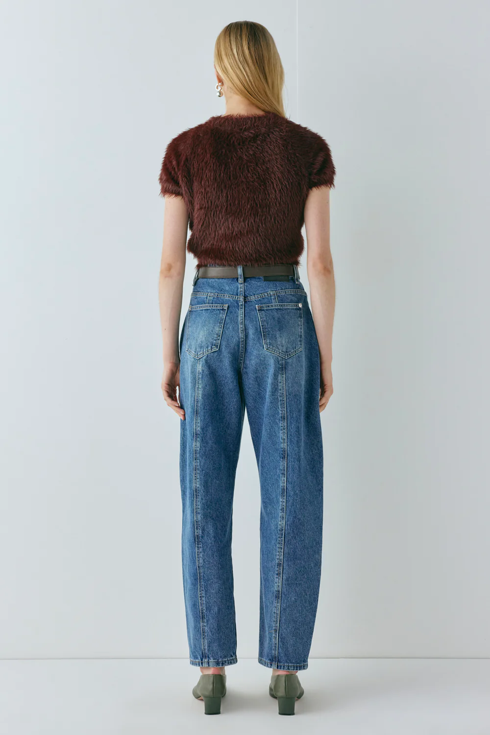 Nadine Knit Top Wine - Image 6