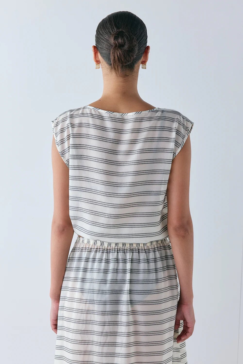 Nicola Sheer Top Stripe - Image 7
