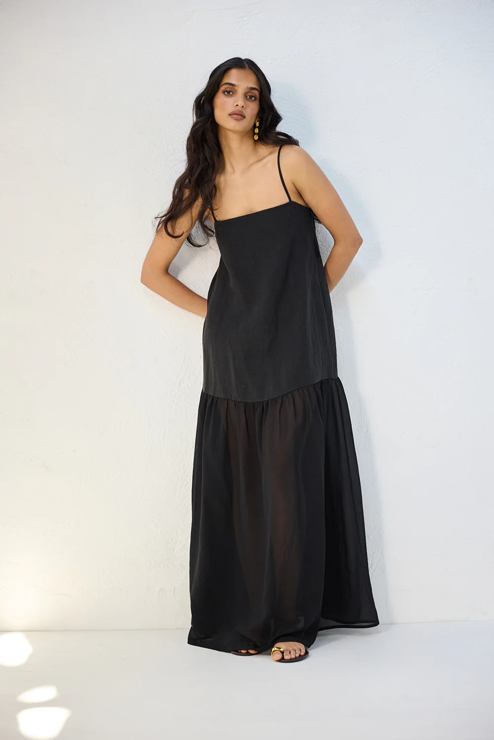 Nora Maxi Dress Black - Image 3