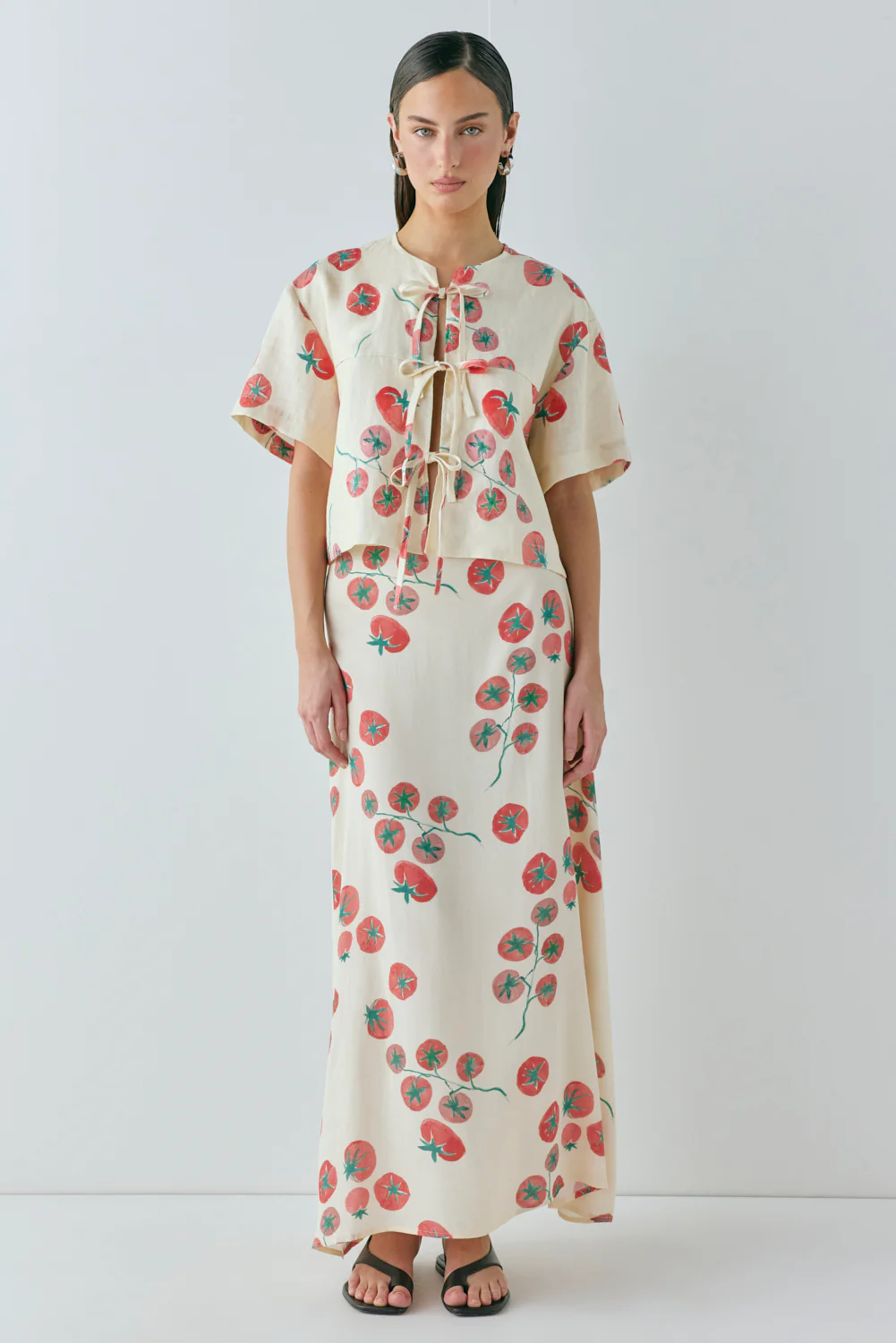 Portia Linen Smock Top Roma - Image 9