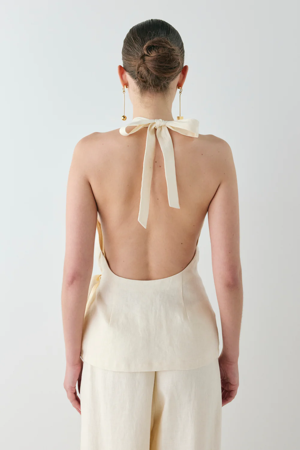 Prue Linen Top Cream - Image 7