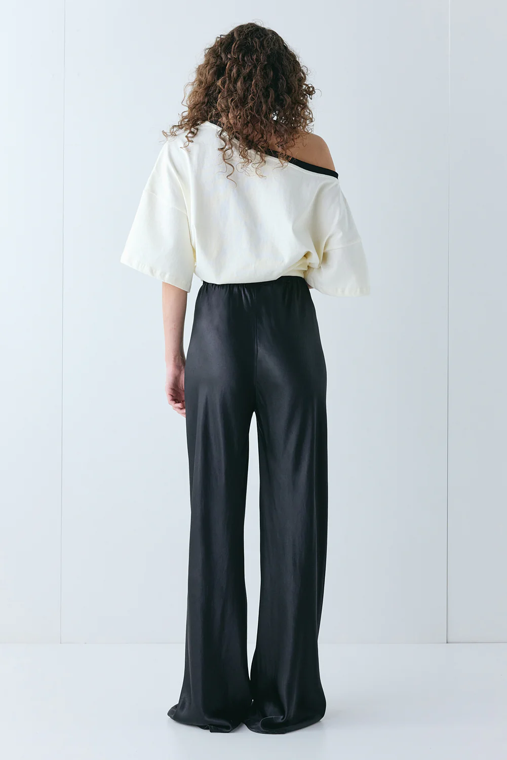 Rae Satin Pants Black - Image 8