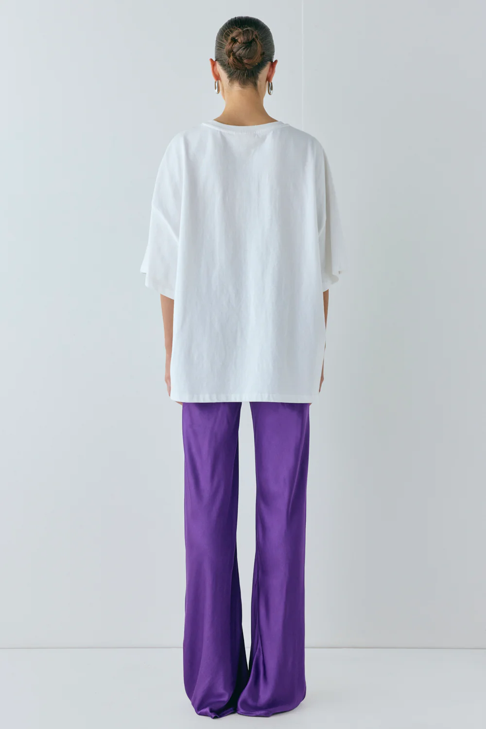 Rae Satin Pants Violet - Image 8