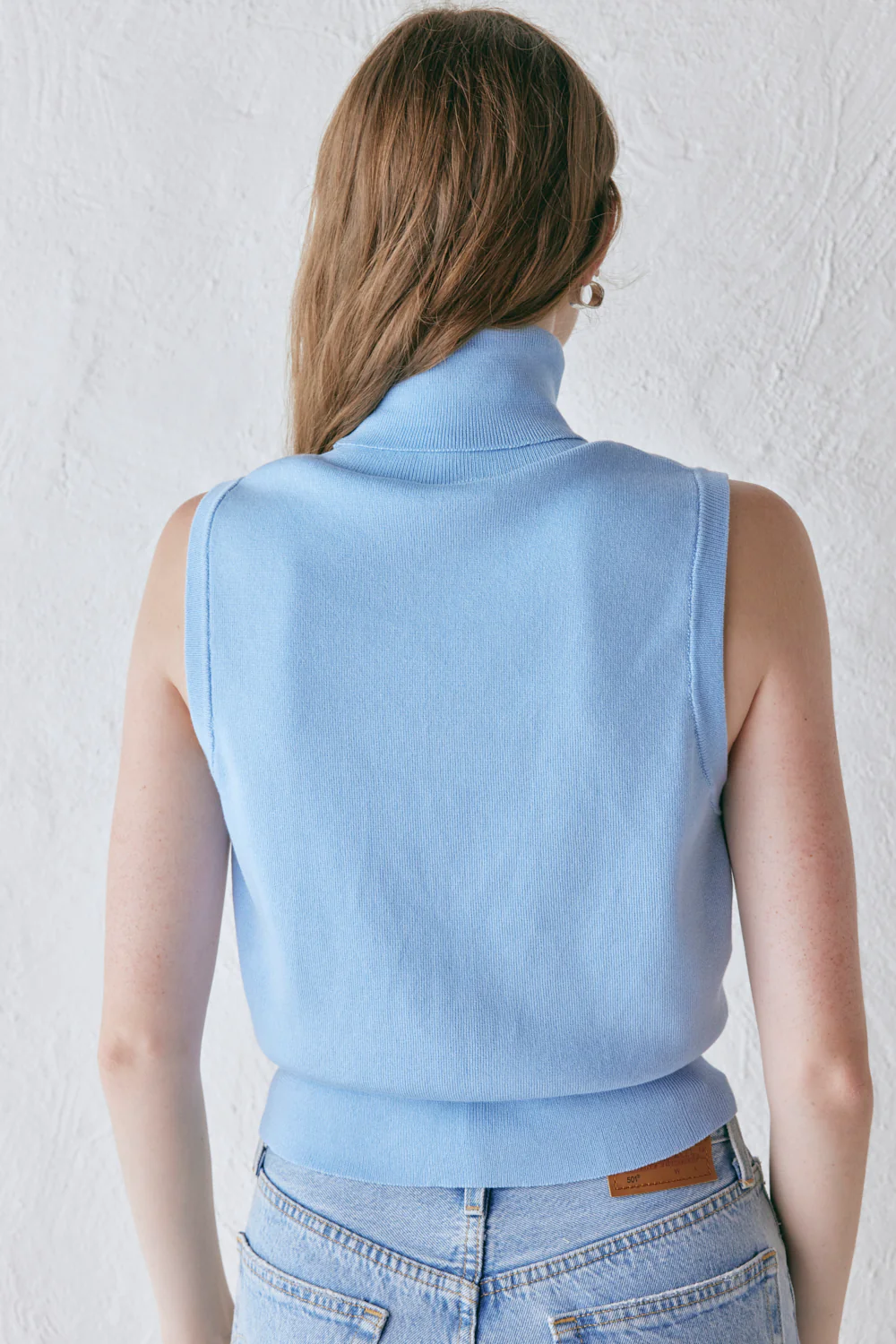 Rafael Knit Top Sky - Image 7