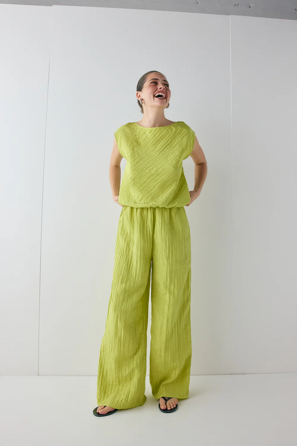 Raya Pants Lime - Image 2