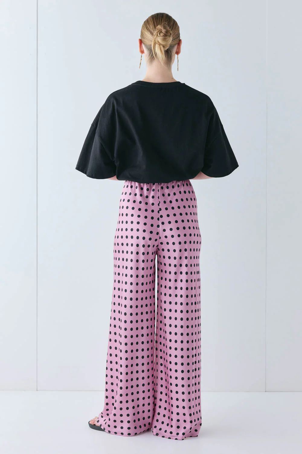 Remi Satin Pants Polka Dot - Image 2