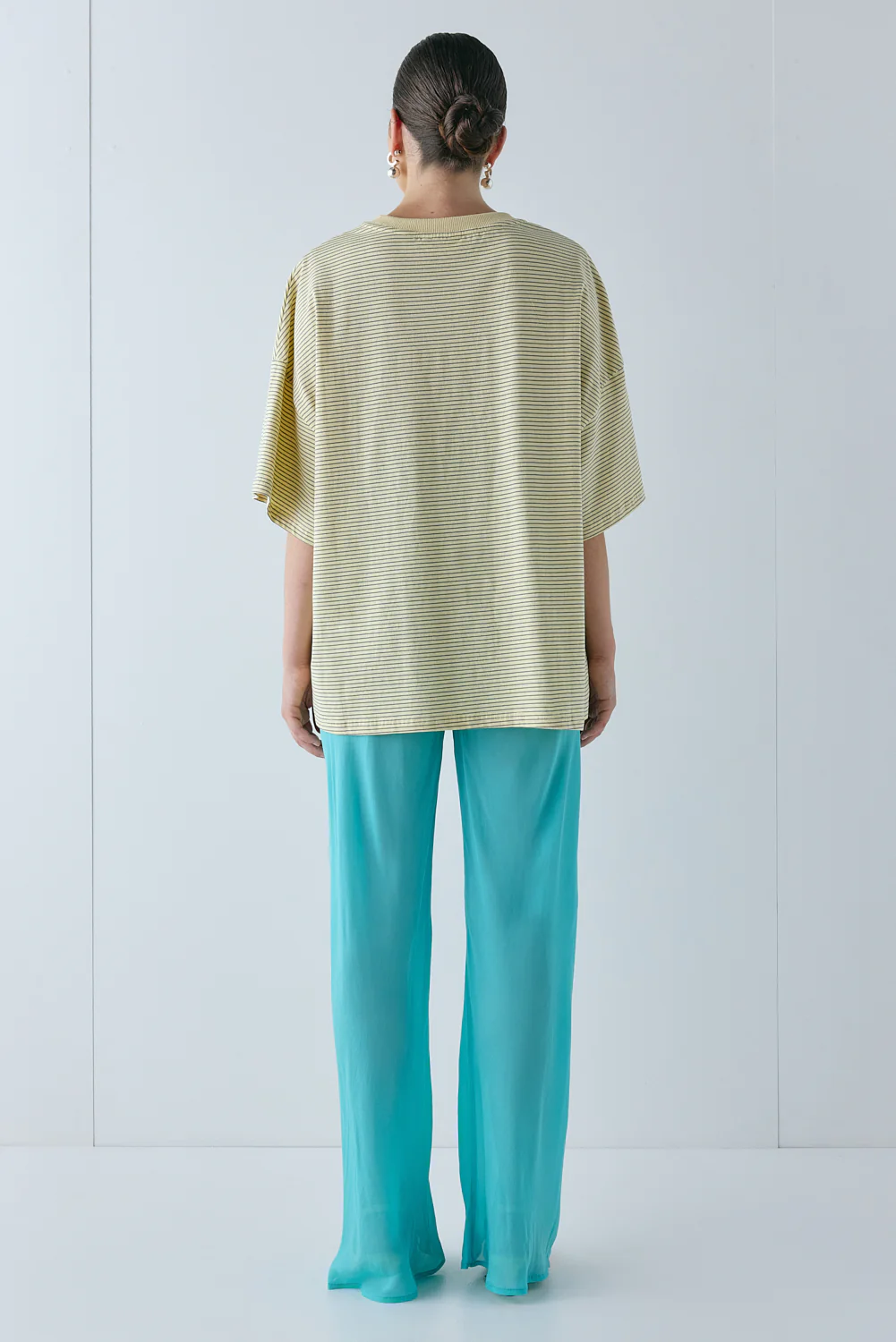 Remi Sheer Pants Aqua - Image 5