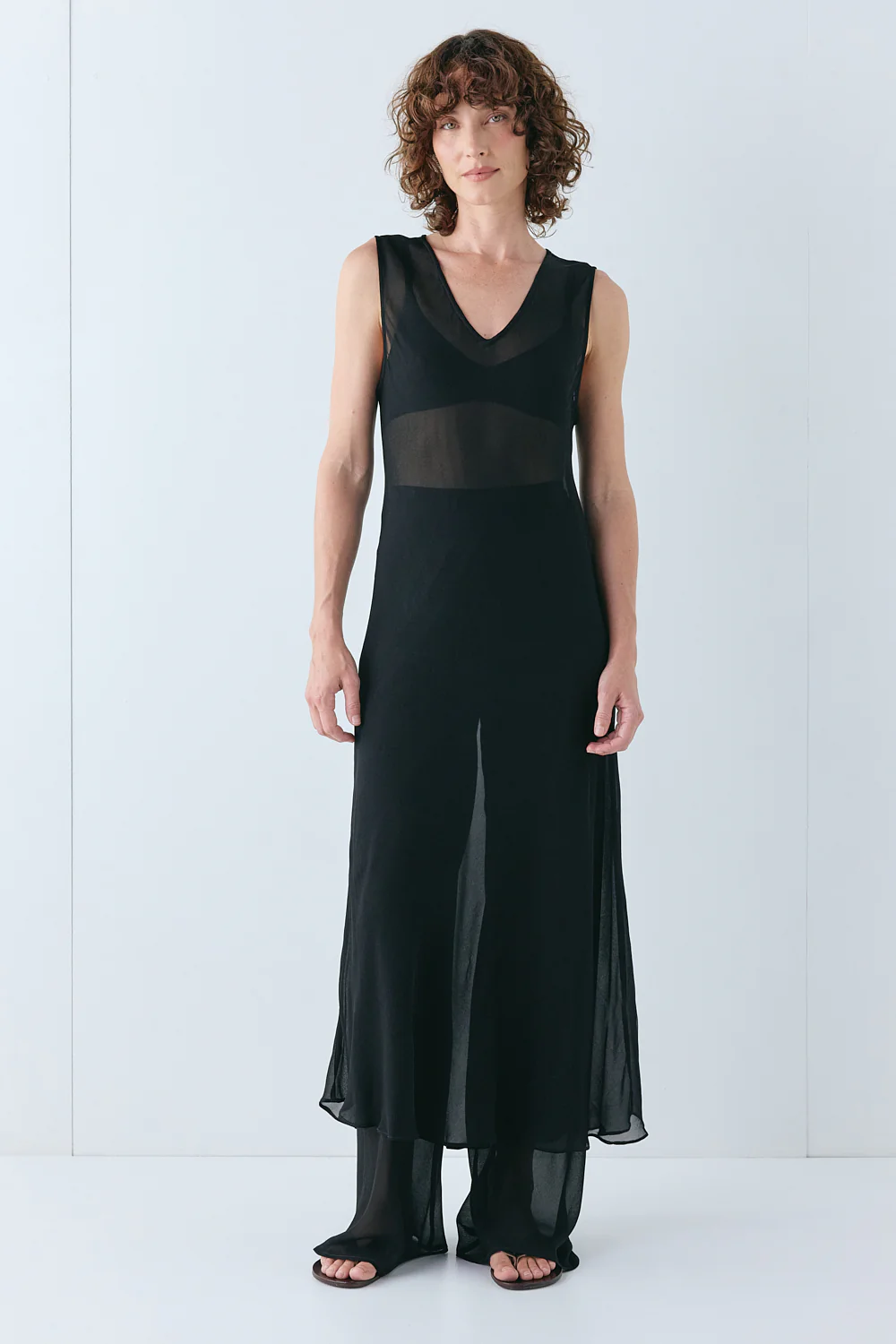 Remi Sheer Pants Black - Image 2
