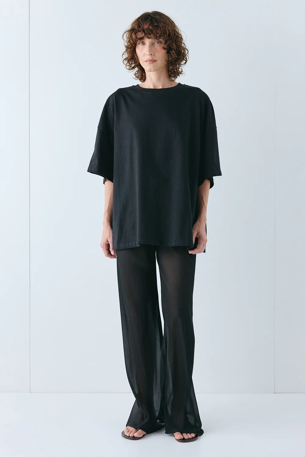 Remi Sheer Pants Black - Image 5
