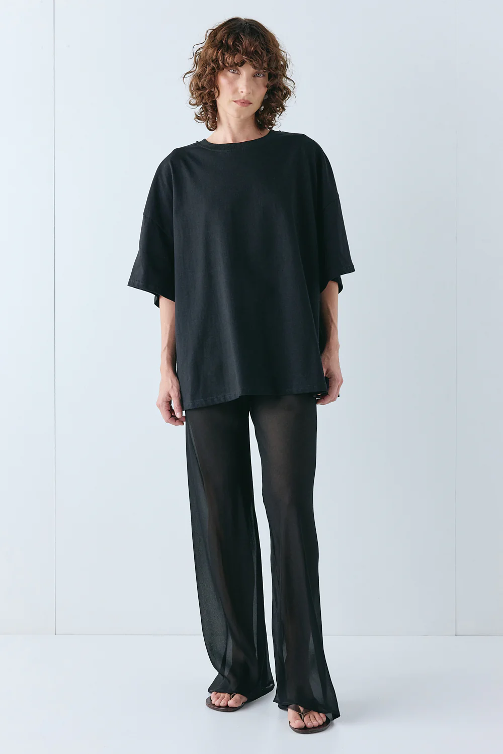 Remi Sheer Pants Black - Image 6