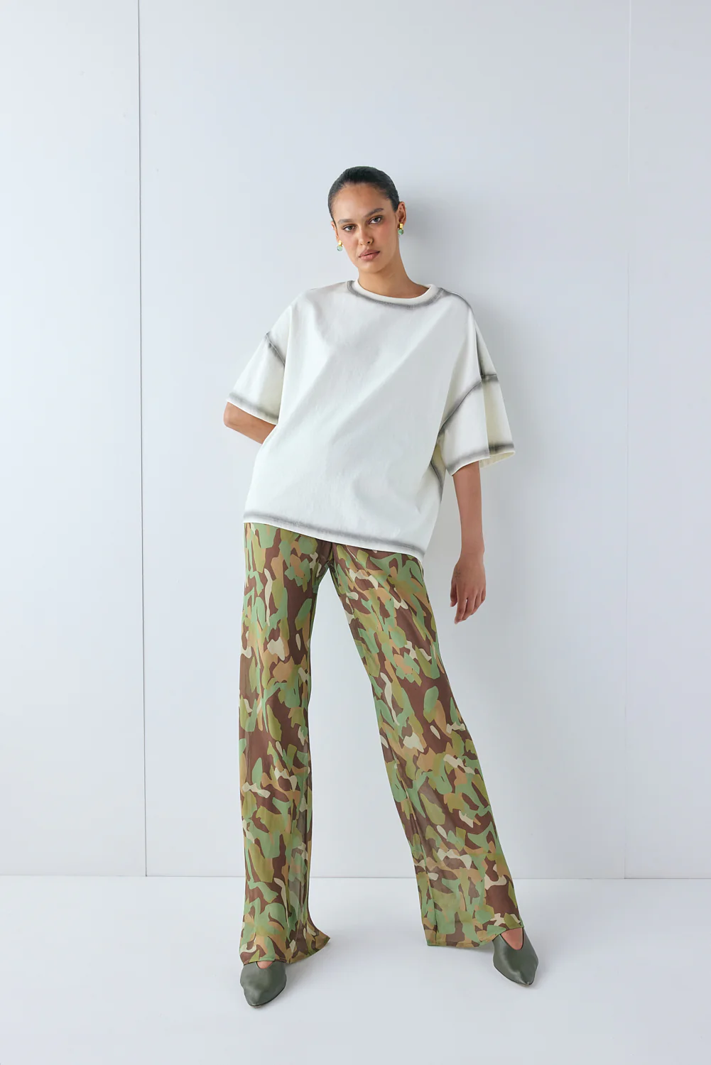 Remi Sheer Pants Camo - Image 2
