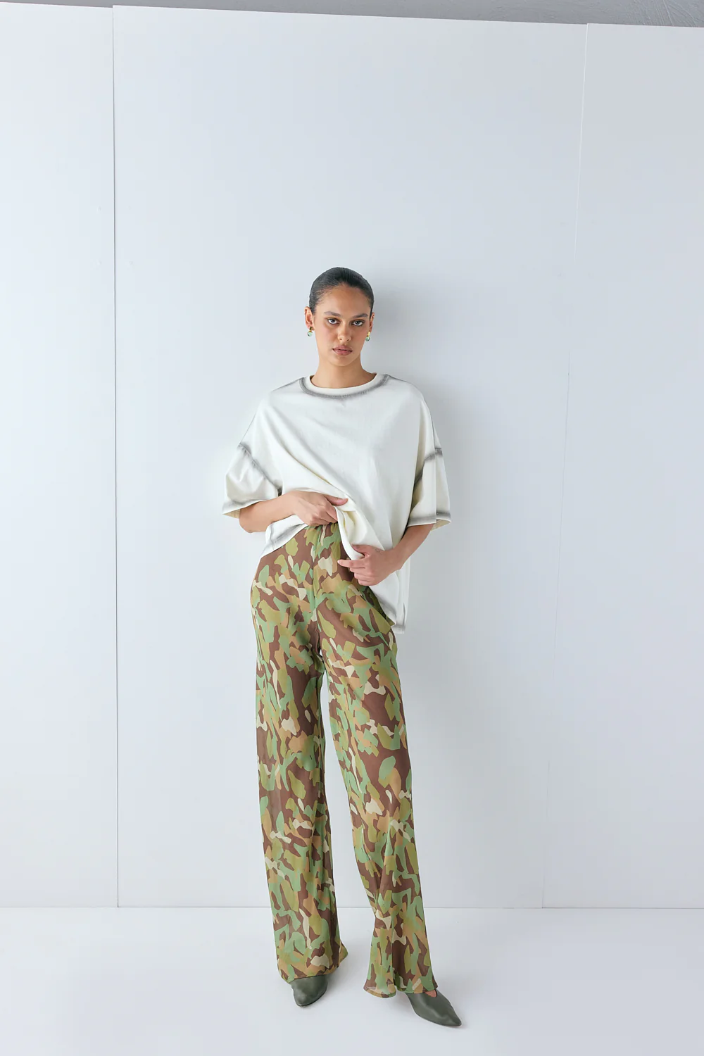 Remi Sheer Pants Camo - Image 9