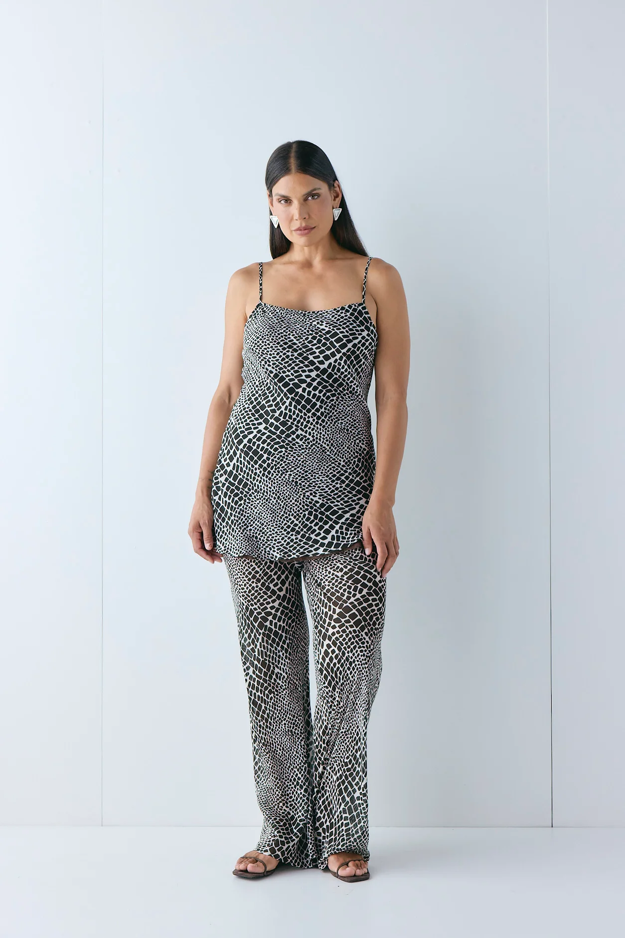 Remi Sheer Pants Croc - Image 3