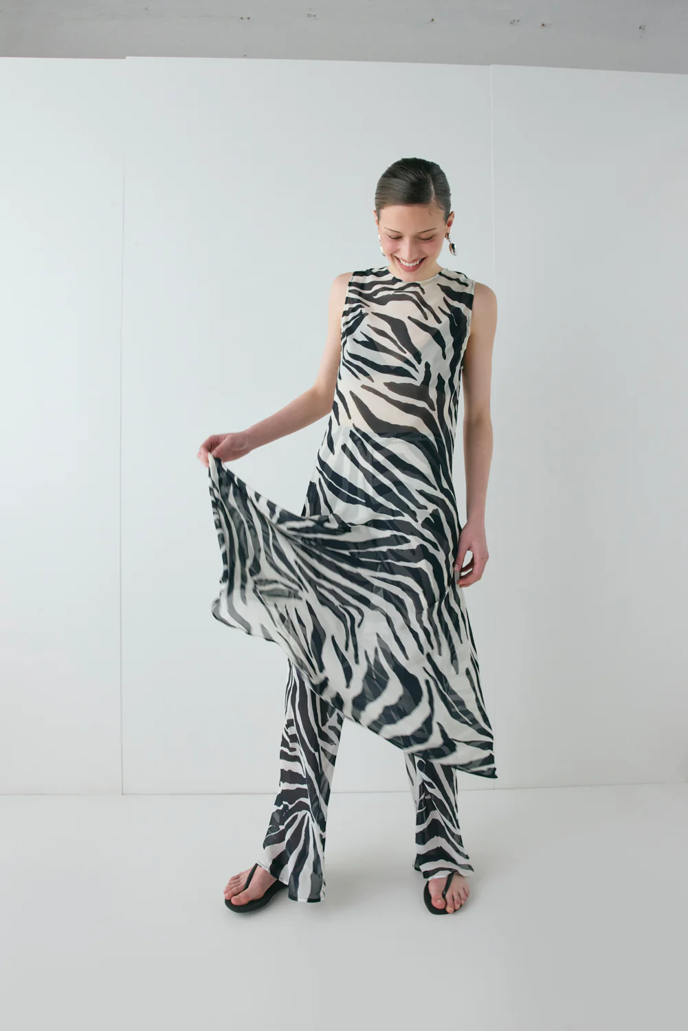 Remi Sheer Pants Zebra - Image 4