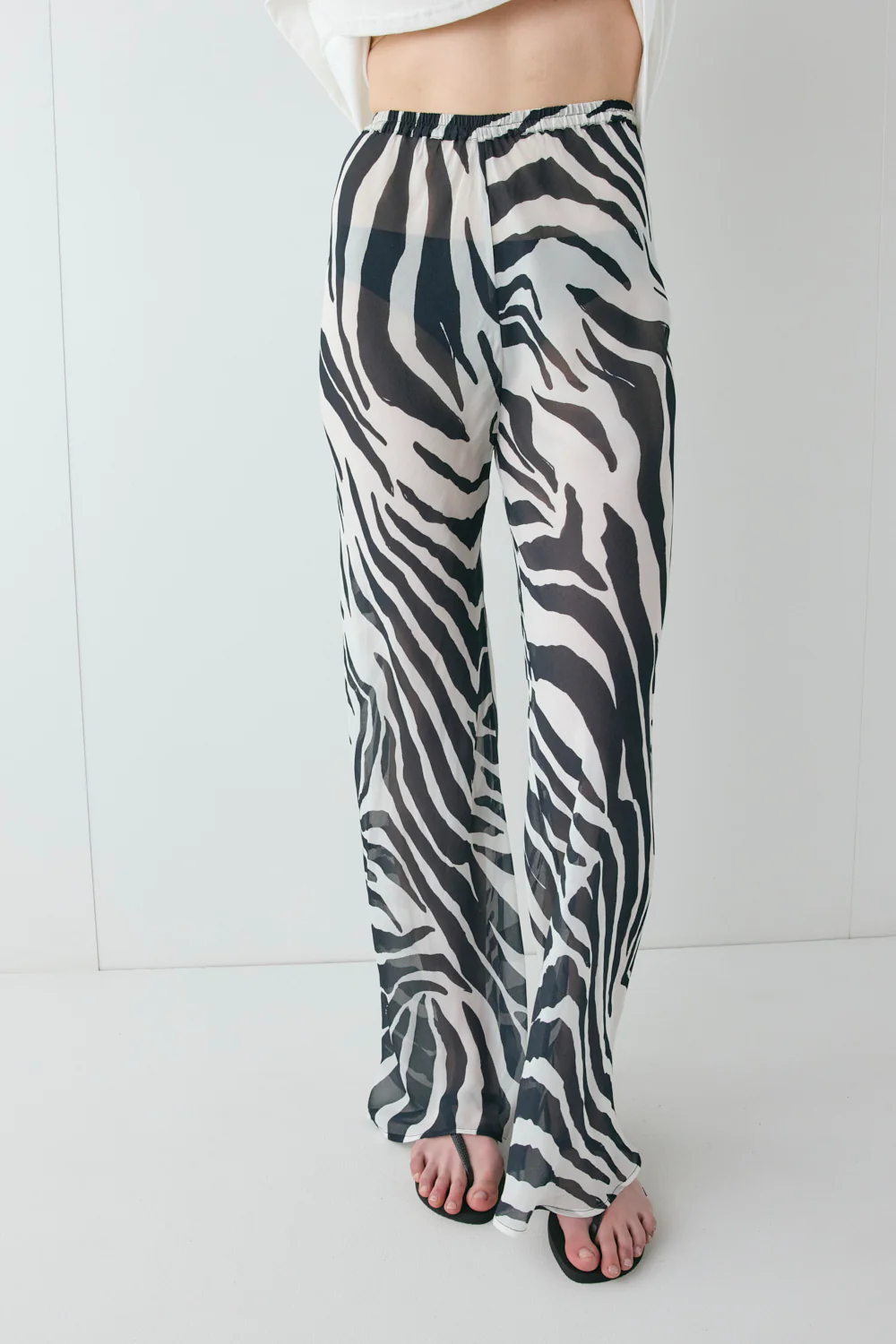 Remi Sheer Pants Zebra - Image 6