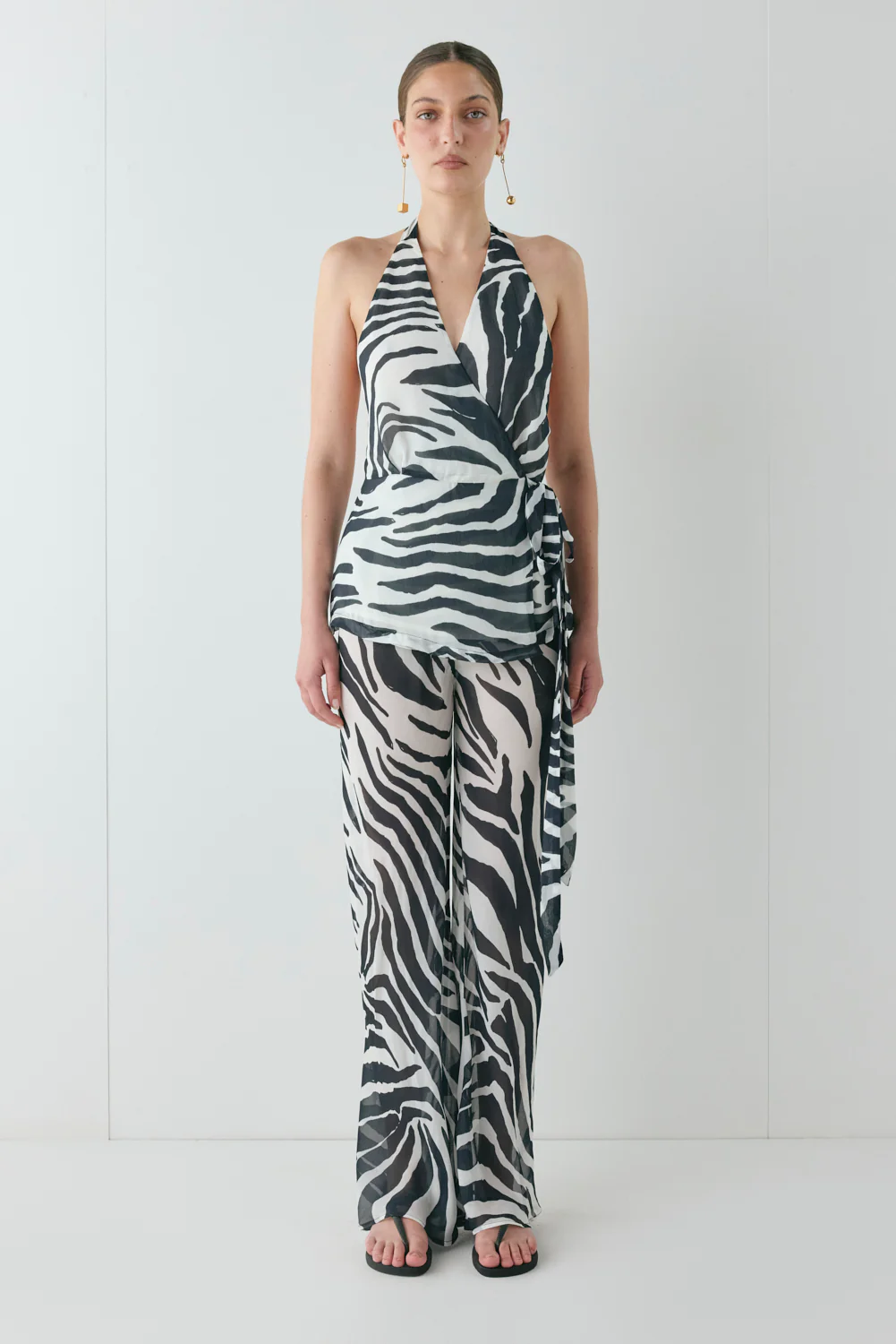 Remi Sheer Pants Zebra - Image 7