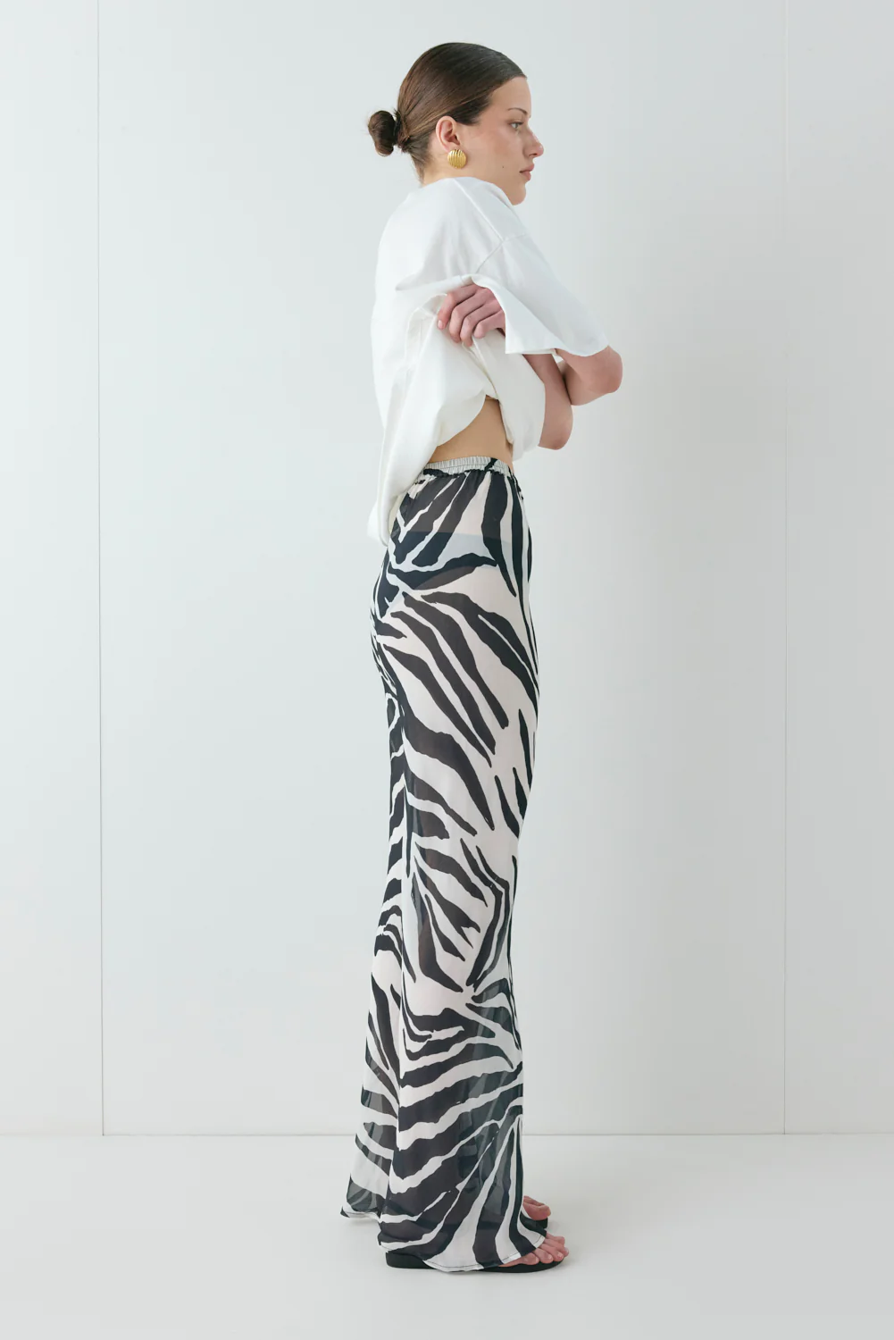 Remi Sheer Pants Zebra - Image 9