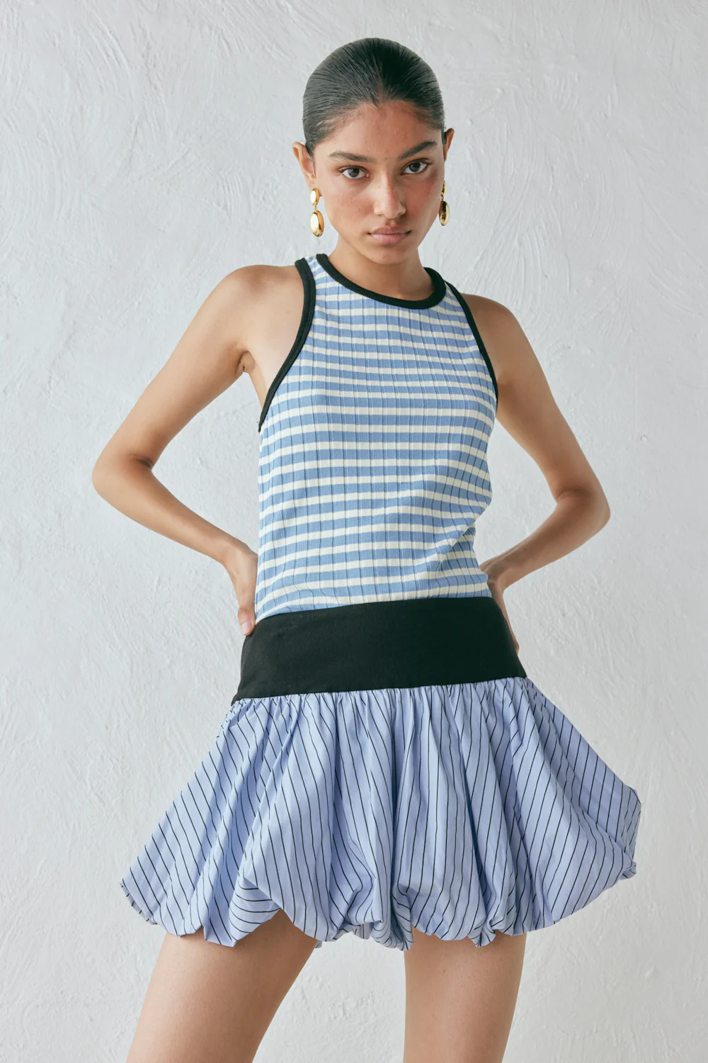 Remy Skort Blue Stripe - Image 3