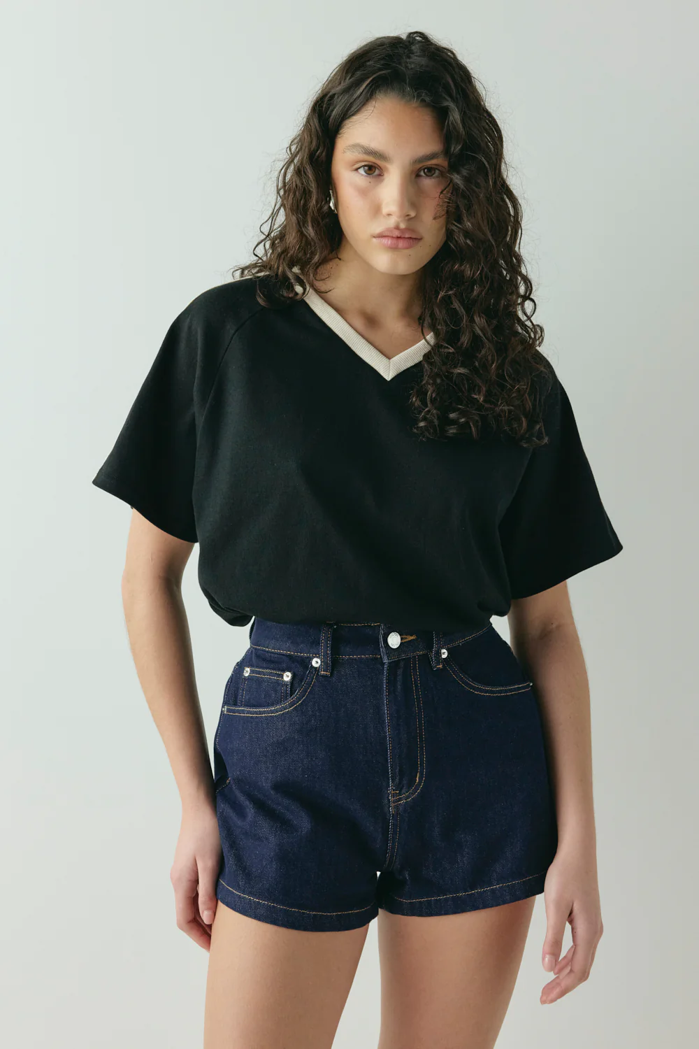 Rhea Denim Shorts Indigo