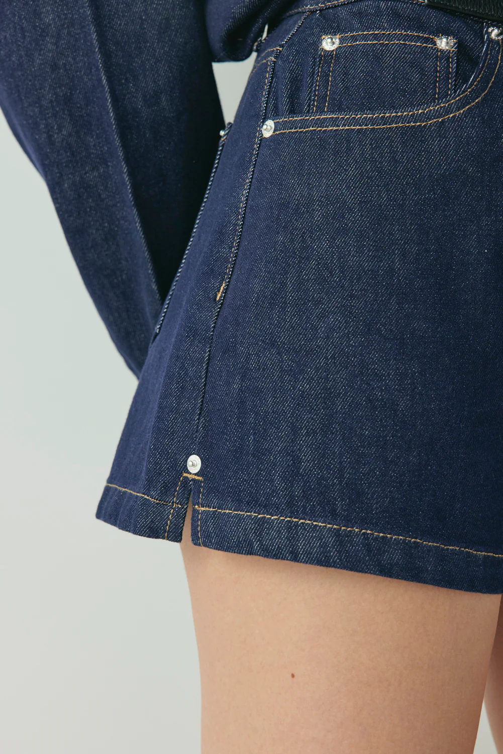 Rhea Denim Shorts Indigo - Image 5