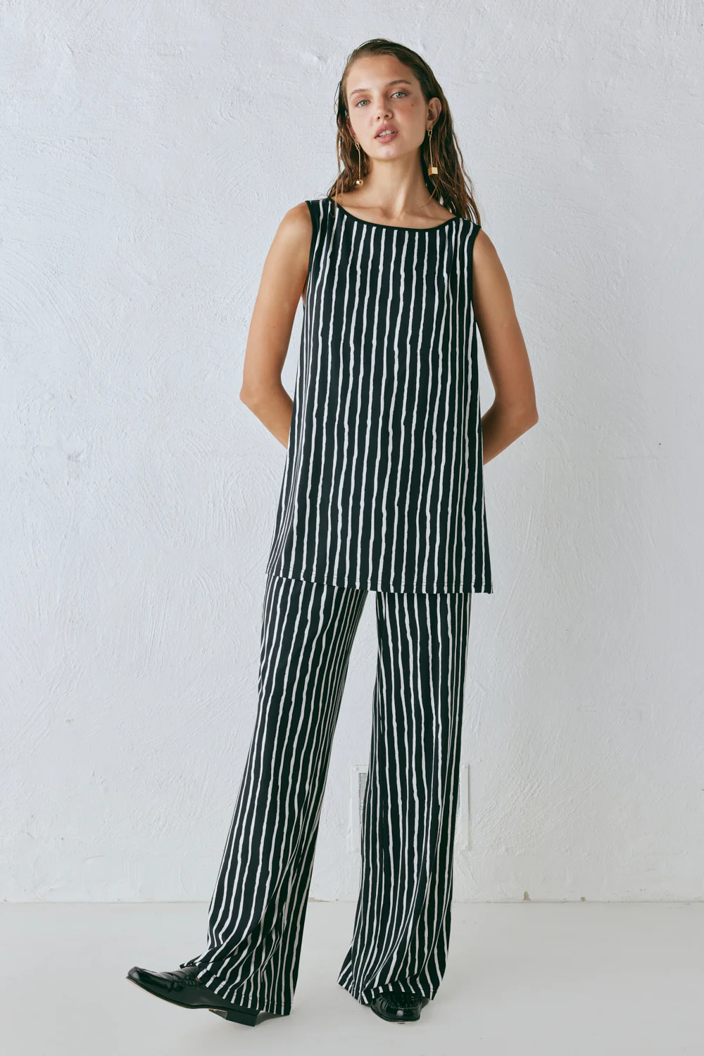 Rieti Pants Black Stripe - Image 5