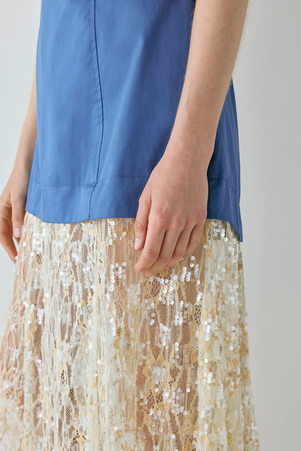 Robbie Sequin Maxi Dress Cobalt - Image 4
