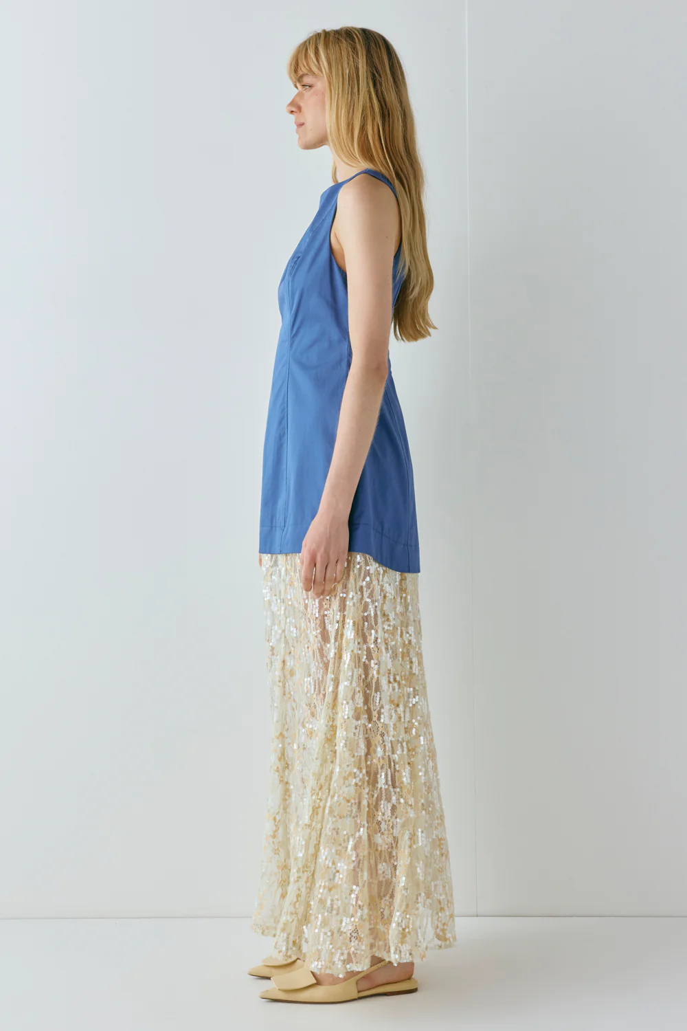 Robbie Sequin Maxi Dress Cobalt - Image 7
