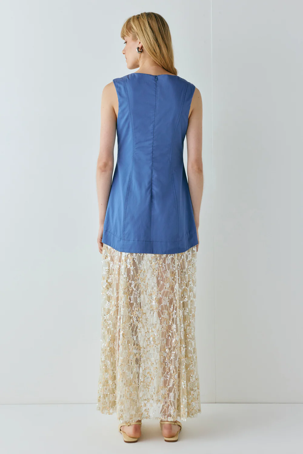 Robbie Sequin Maxi Dress Cobalt - Image 8
