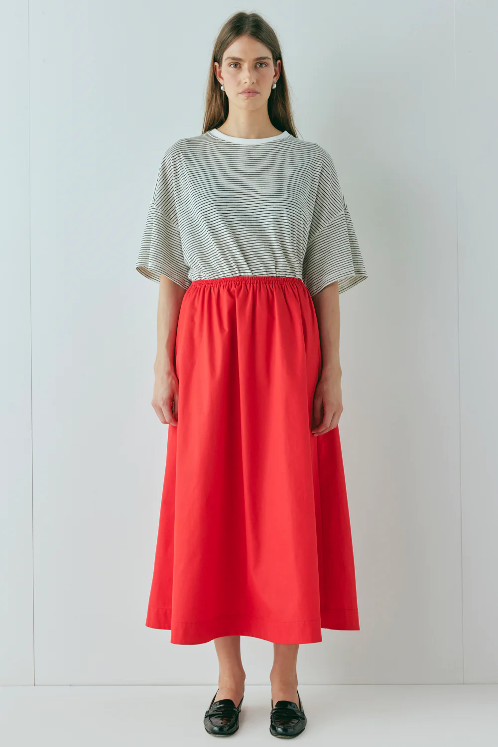 Ruby Midi Skirt Red - Image 2