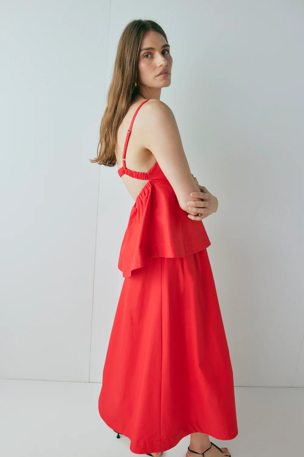 Ruby Midi Skirt Red - Image 5