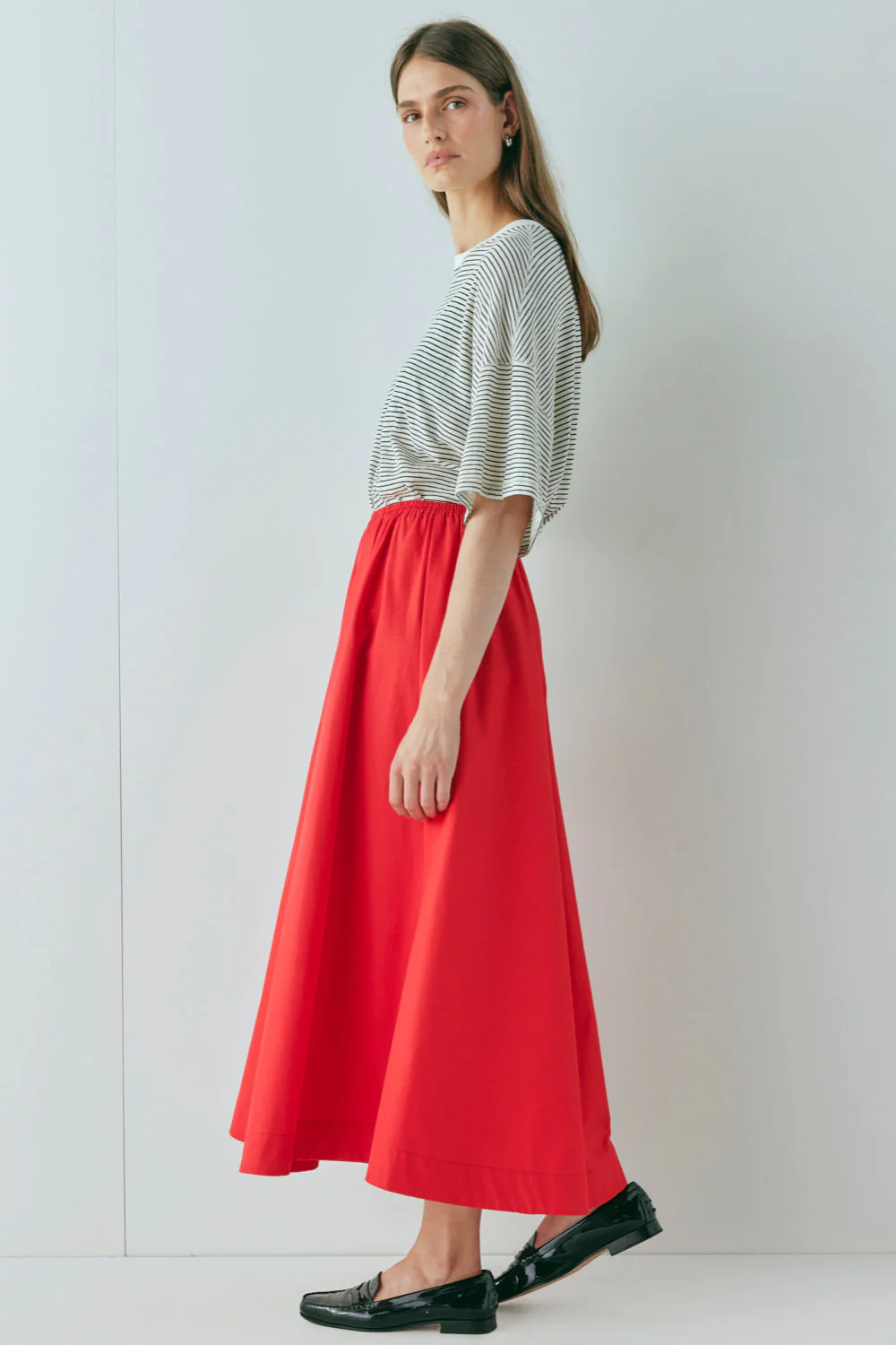 Ruby Midi Skirt Red - Image 7