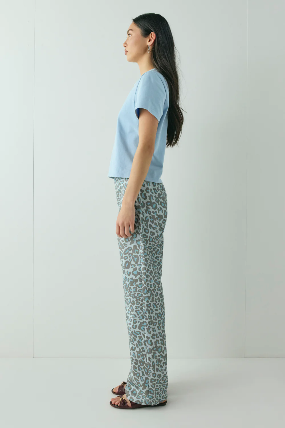 Rue Pants Blue Leopard - Image 5