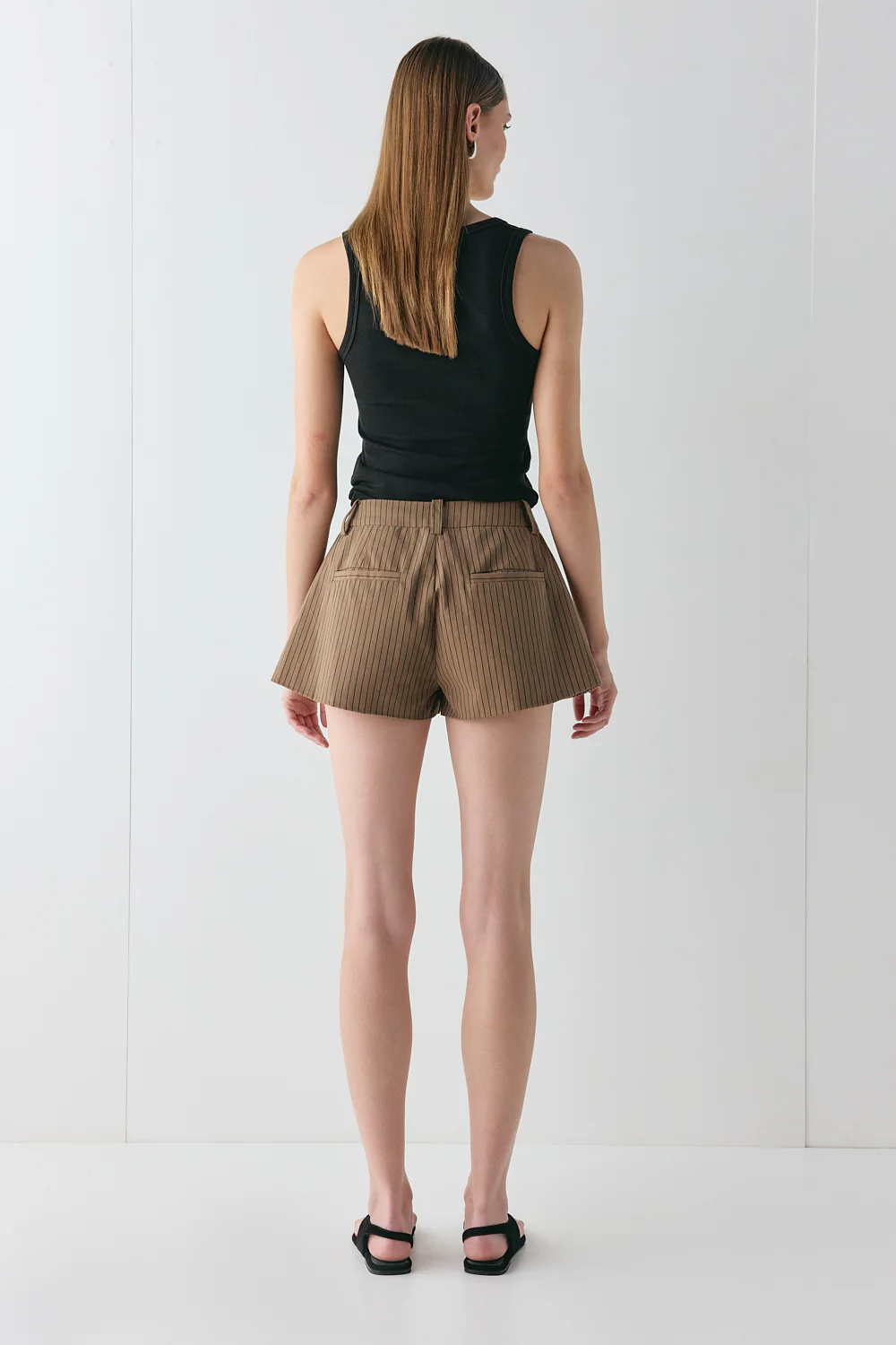 Salome Shorts Brown Stripe - Image 7