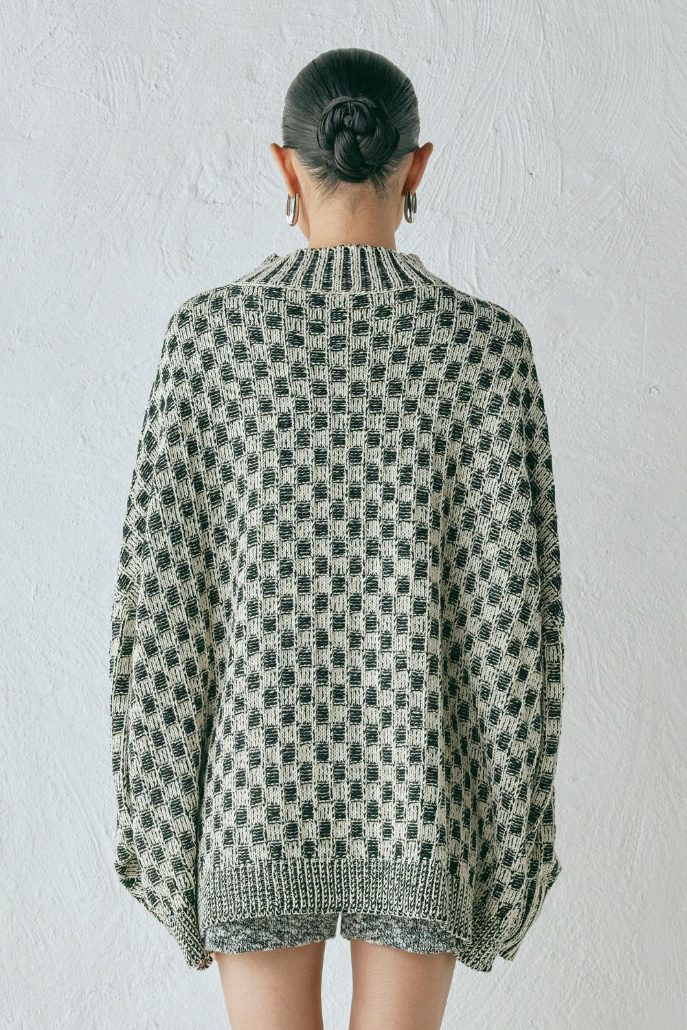 Sam Knit Jumper Check - Image 10
