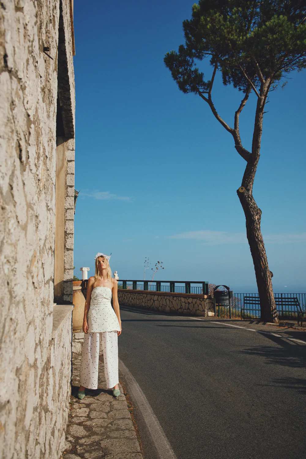 Skye Linen Pants Dot - Image 2