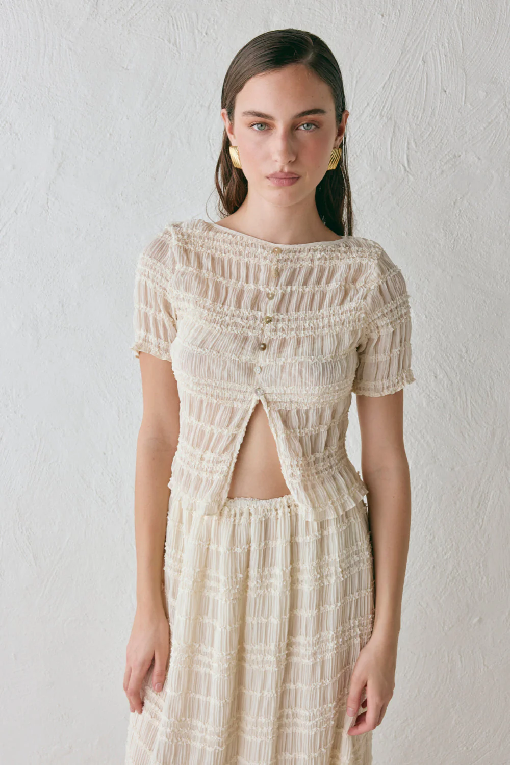 Sofia Top Cream