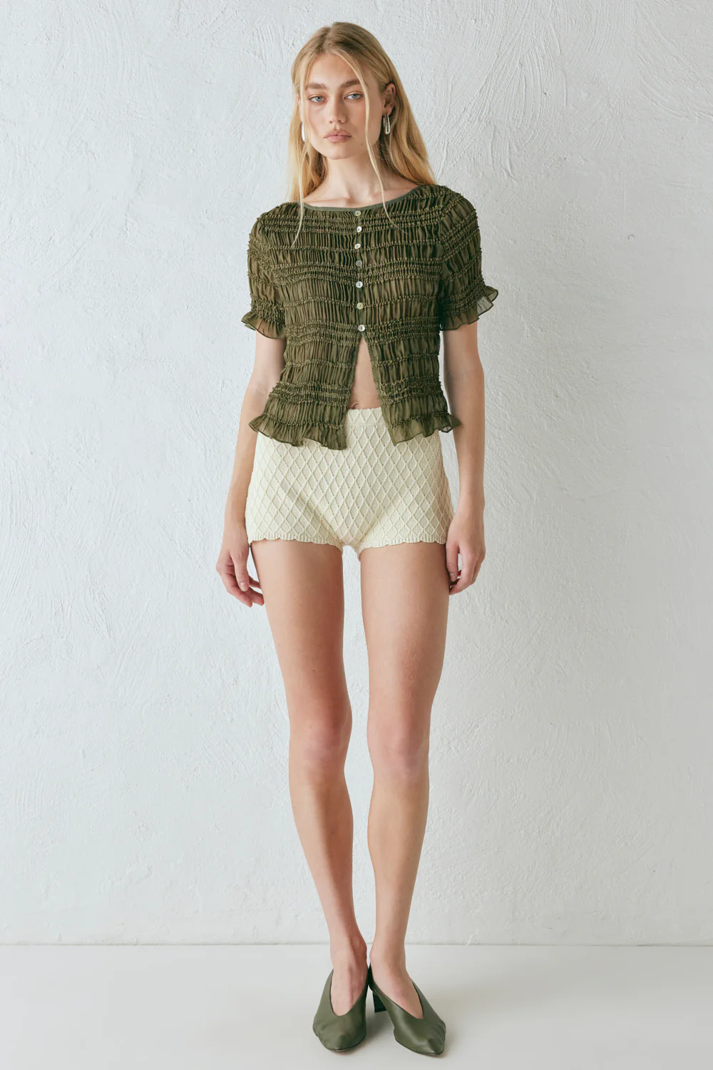 Sofia Top Khaki - Image 2