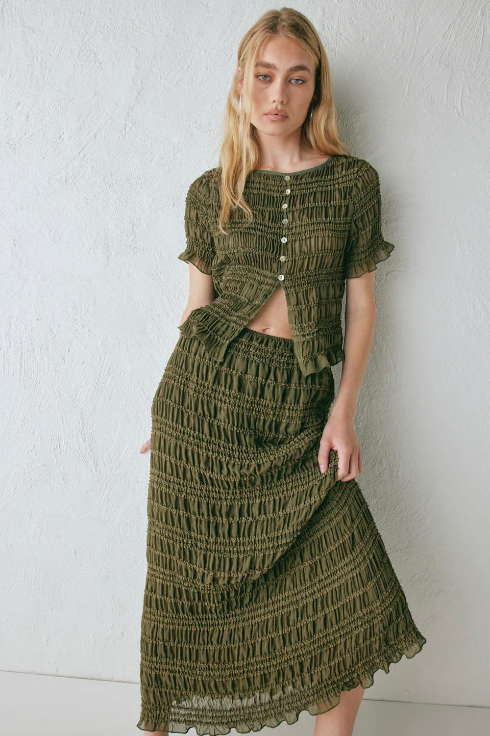 Sofia Top Khaki - Image 4