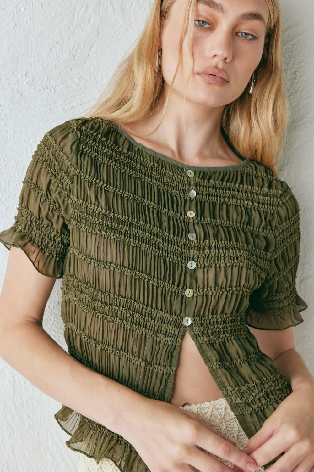 Sofia Top Khaki - Image 5