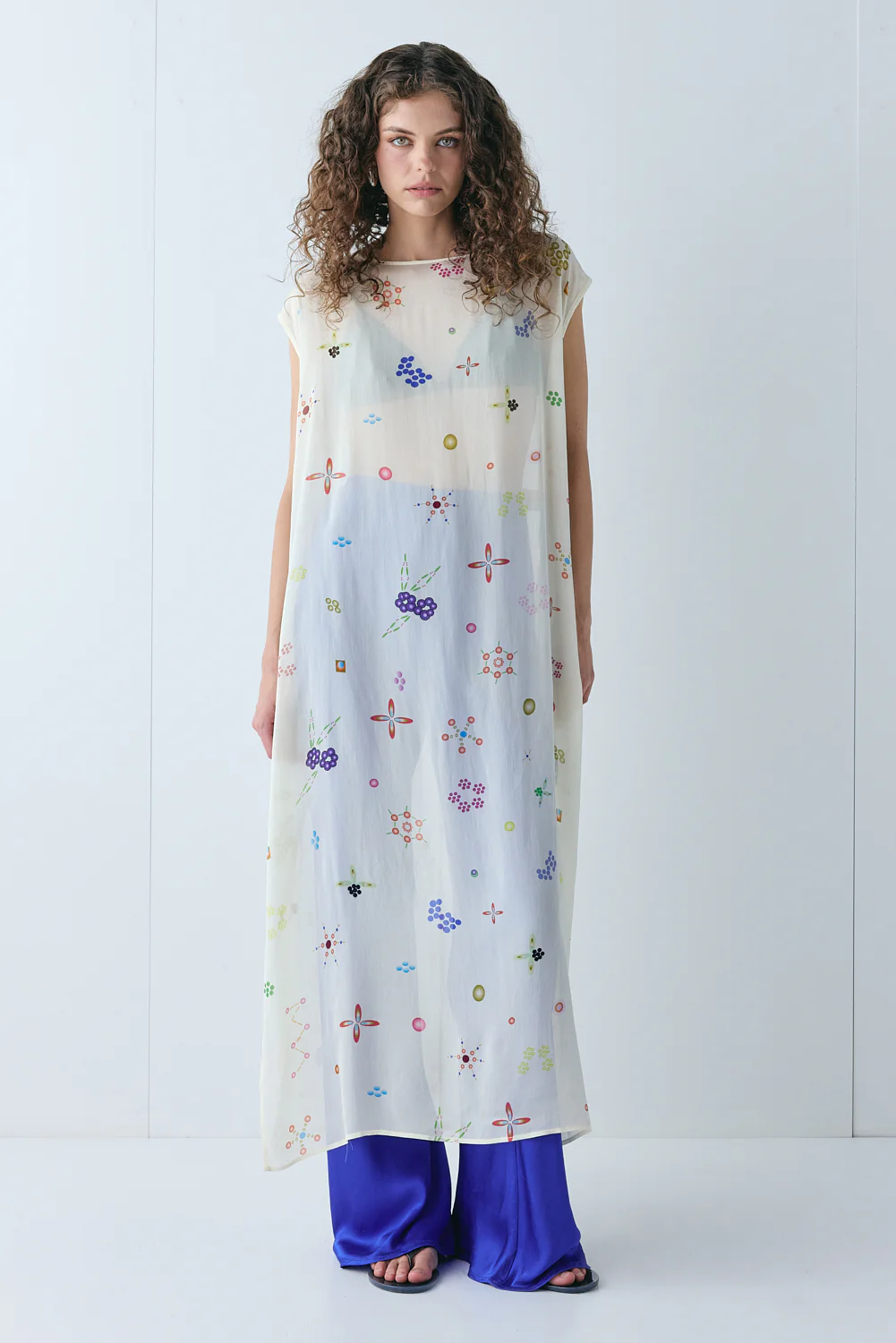 Solaire Sheer Maxi Dress Pia - Image 2