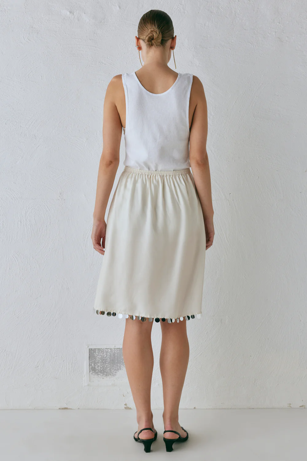 Spritz Midi Skirt Cream - Image 8